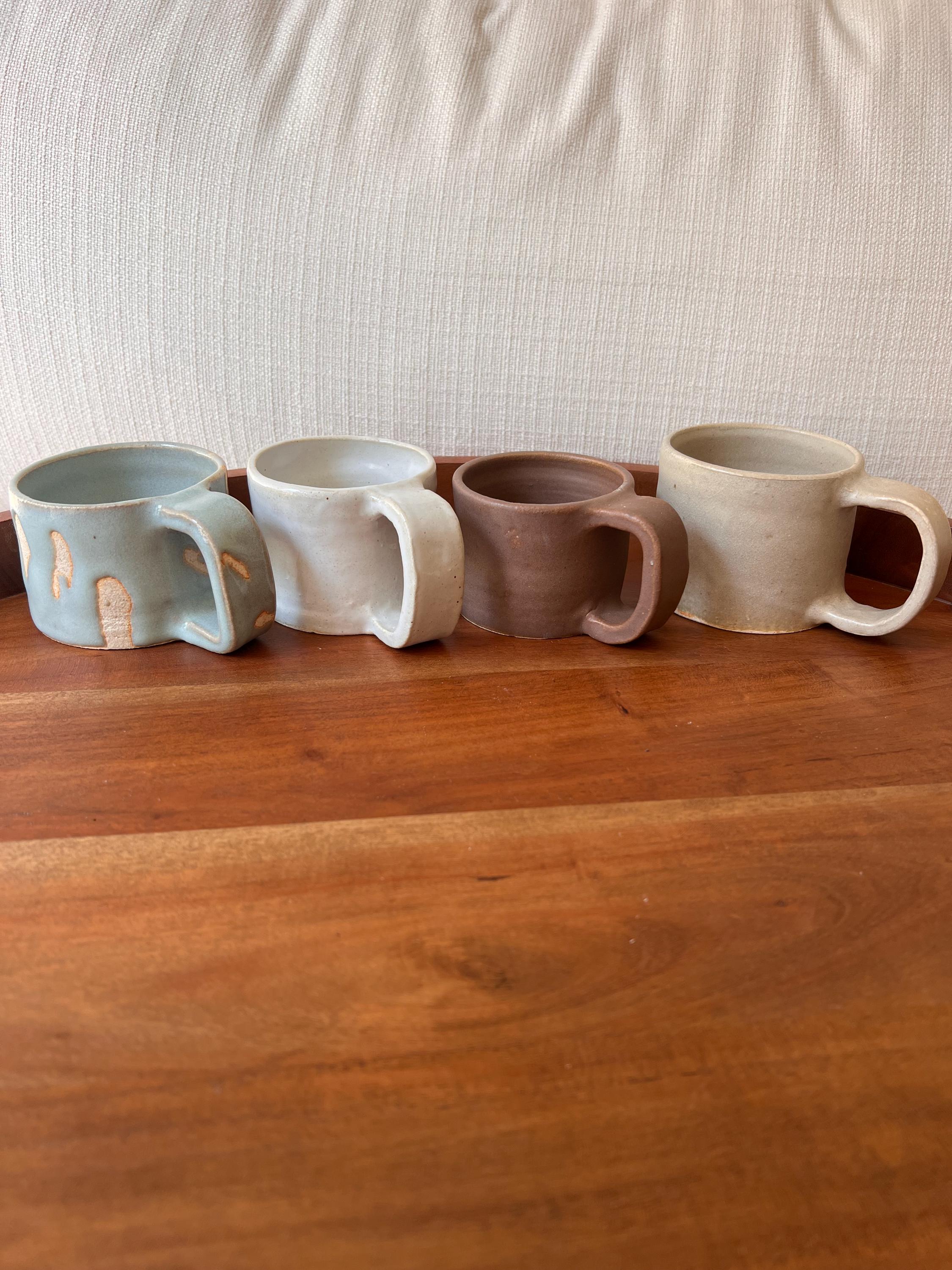 Small Mugs Less Small Handmade Mug | Mini Mug | Tea Time Mug | Espresso Cup / Double ...
