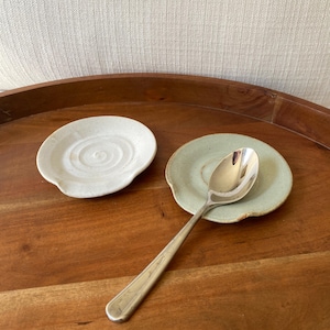 Small Spoon Rest | Handmade Pottery Ceramic Dish | Spoon Rest