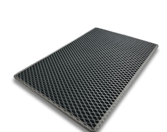 Gray Drop Zone Boot Tray: Custom Eco-Friendly Entryway Shoe Mat