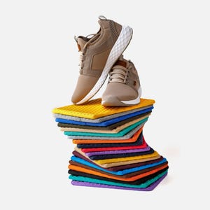Yellow Customized Boot Tray Shoe Mat – Eco-Friendly Shoe Storage & Housewarming Gif