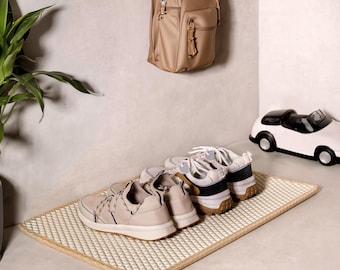 Plateau pour bottes imperméable personnalisé : tapis à chaussures personnalisé pour l'entrée