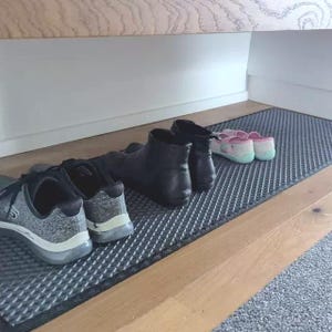 Custom Entryway Shoe Mat: Eco-Friendly Drop Zone Boot Tray