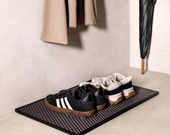 Custom Entryway Shoe Tray: Non-Slip Modern Boot Mat, 13 Colors