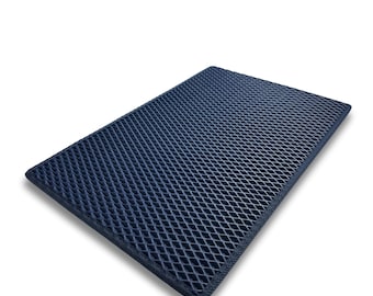 Custom Navy Boot Tray: Eco-Friendly Mudroom Shoe Mat, Storage Organization