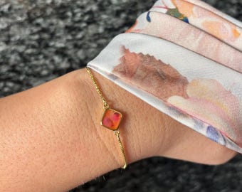 Clothing Fabric Keepsake Bracelet – Handmade Memorial Jewelry