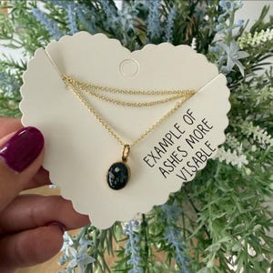Pet Cremation Ashes Necklace: Memorial Keepsake image 2