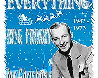 Bing Crosby Christmas Music CD: Rare 1942-1977 Compilation