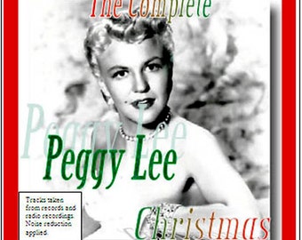 Peggy Lee Christmas CD: Vintage Holiday Music Compilation