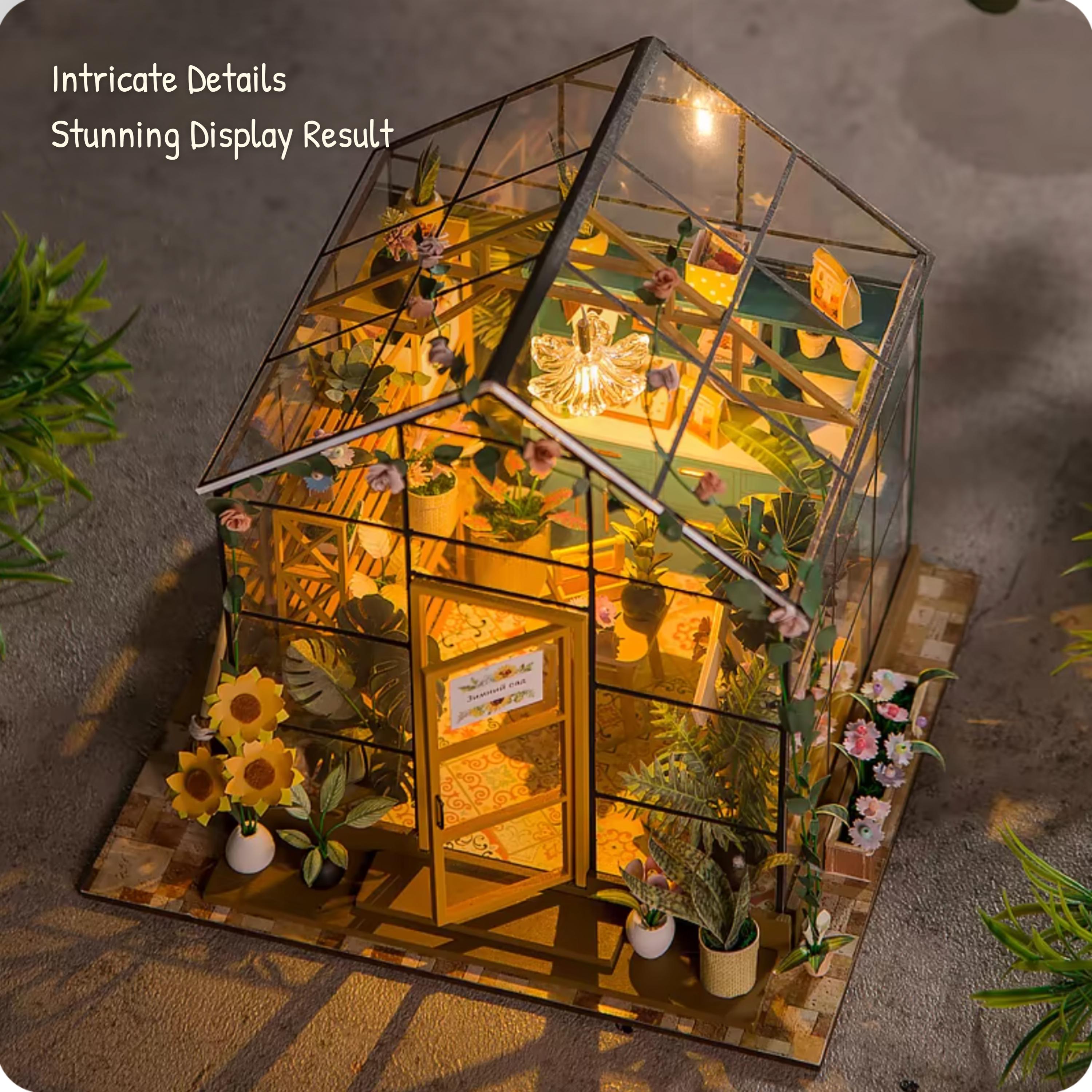 1/12 Scale Miniature Sunflower - Resin Dollhouse Accessory, Gray, For Dollhouse Gardens & Displays - View #7