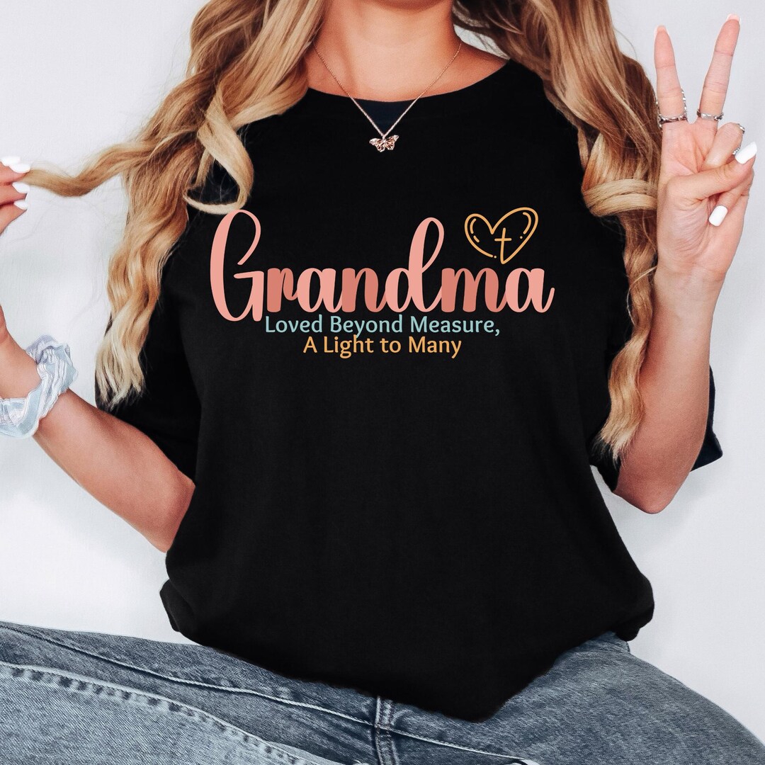 Grandma Christian T-shirt, Blessed Grandma Gift Shirt, Mothers Day Gift ...