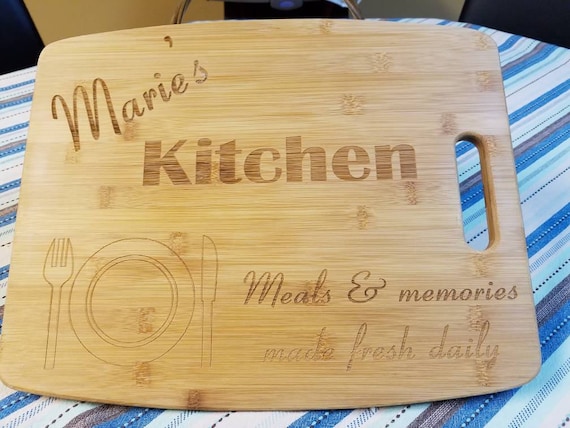 Bamboo Cutting Board personalized