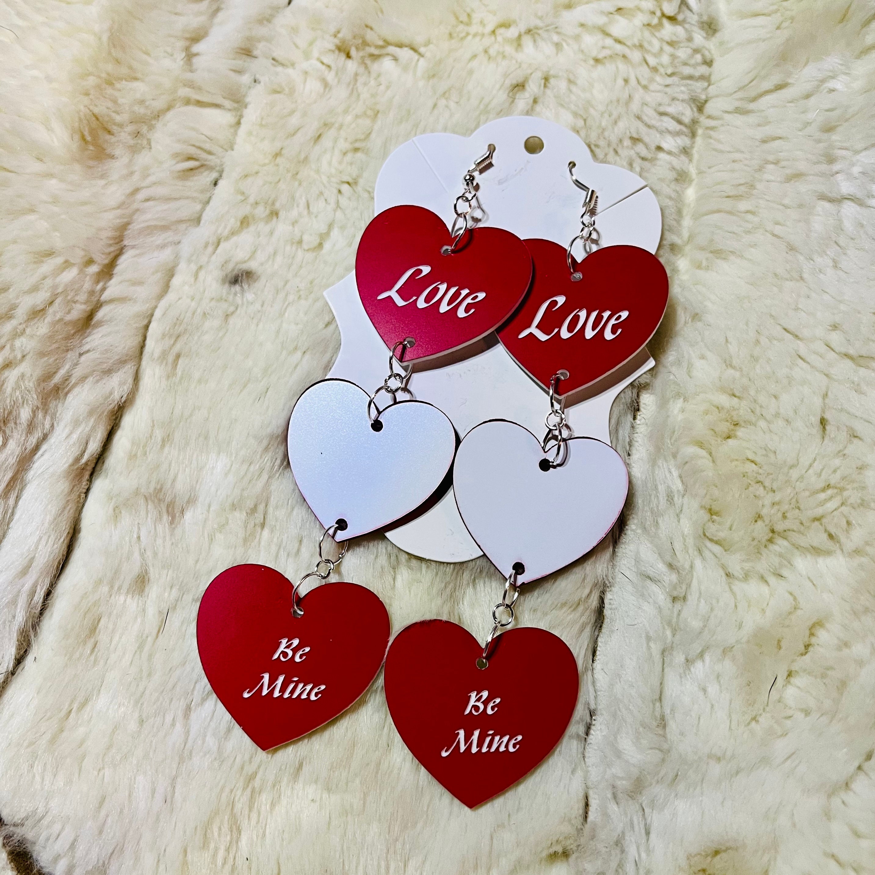 Amazon.com: Valentines Day Gifts for Her Red Heart Earrings for Women  Rhinestone Heart Drop Earrings Romantic Earrings Valentines Day Earrings  for Girlfriend Gifts Valentines Day Gifts for Her 2024 (2pairs) : Handmade