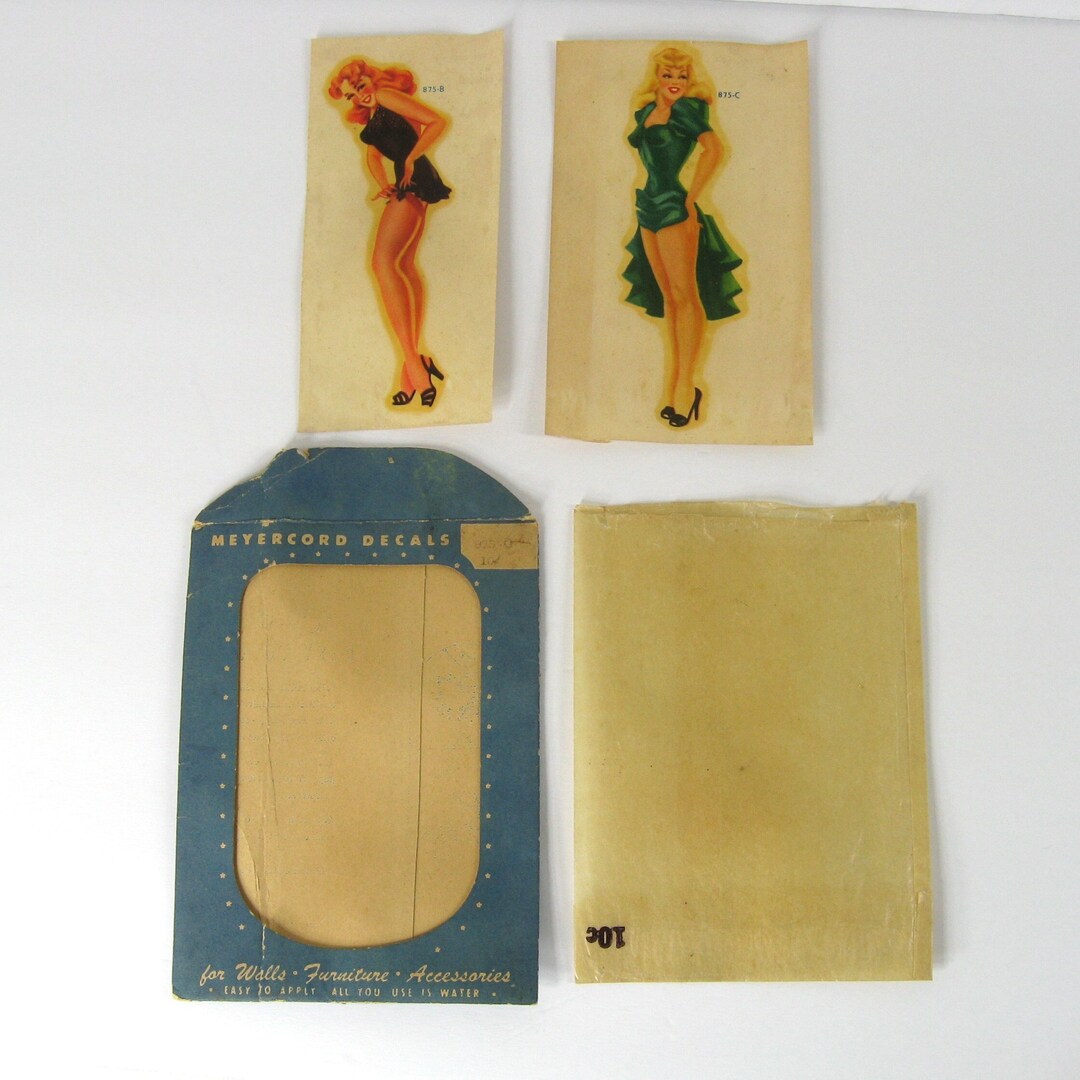 Lot Vintage 18 Décalcomanies The Radio Shop Pittsfield MA - Duro + Meyercord - USA