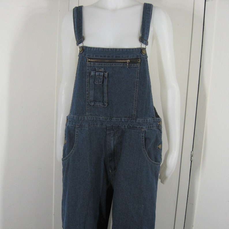 Lightweight Denim Bib Overalls 90s Vintage Elastic Straps Etsy