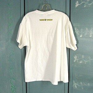 Vintage T Shirt, I'm Fishing With Stupid, 90s Cotton Tiki Man Graphic Tee Large image 4