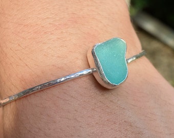 Hawaii Sea Glass Cuff Bracelet