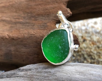 Hawaii Sea Glass Bezel Pendant