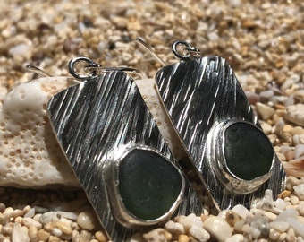 Hawaii Sea Glass Earrings