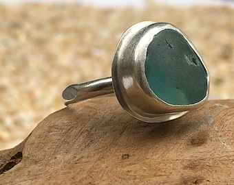 Hawaii Sea Glass ring 8.25