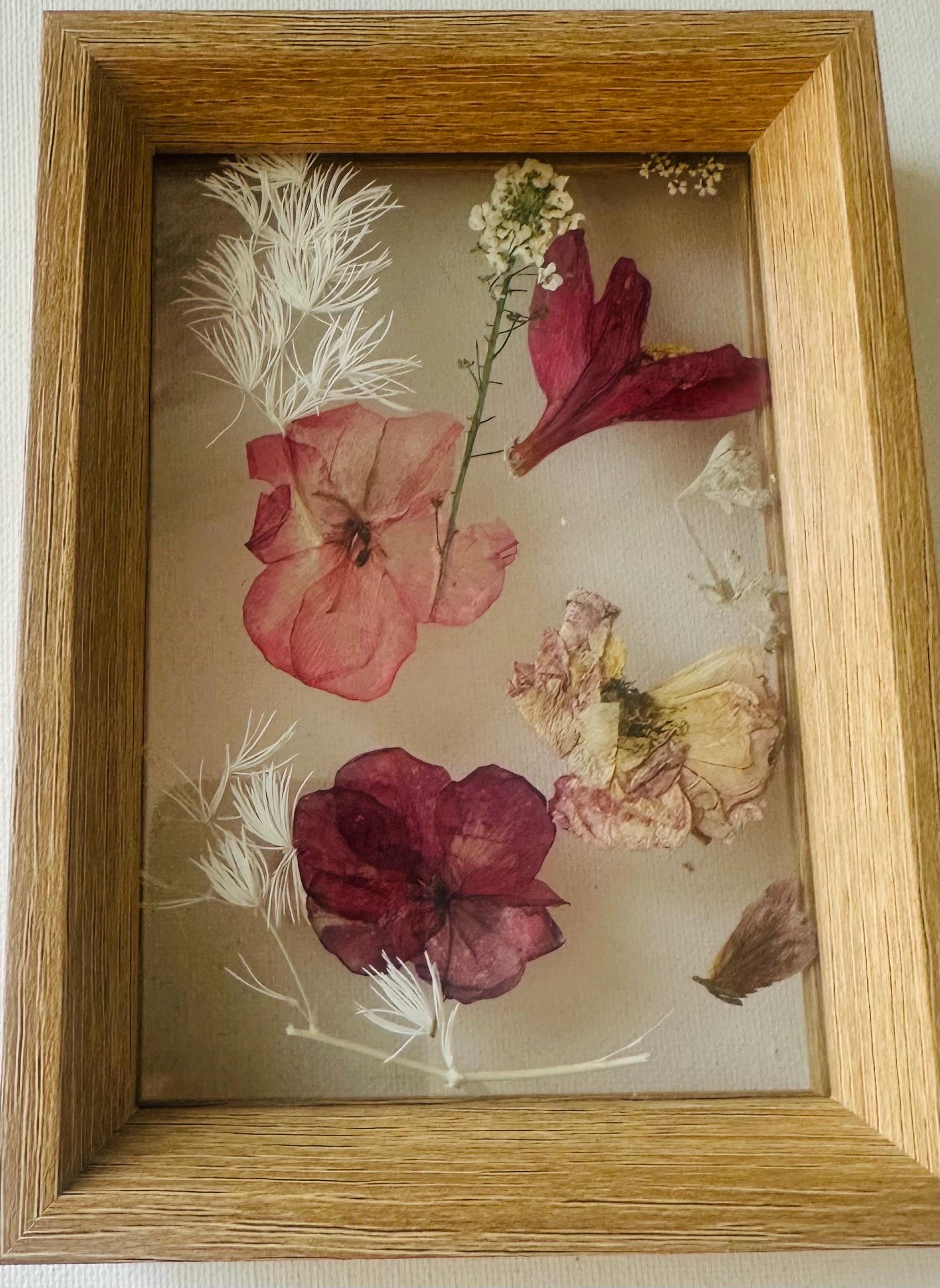 Pressed Flower Wooden Floating Frame Double Sided Botanical Art ...