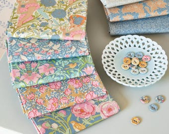 Tilda Songbird Collection - Blue Fat Quarter Bundle