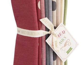 Tilda Seasonal Chambray Fat Quarter Bundle – Winter Hues