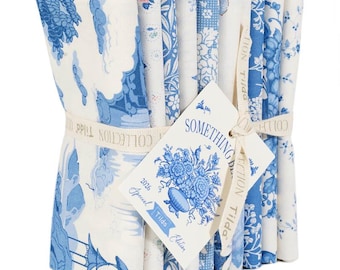 Tilda Something Blue Collection - Light Blue Fat Quarter Bundle