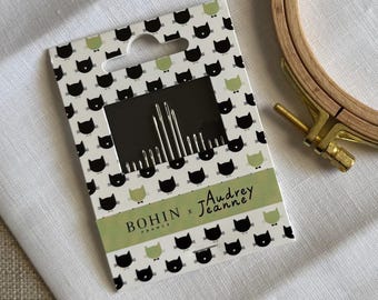 Bohin France Assorted Needle Book | Audrey Jeanne Collection Embroidery Needles