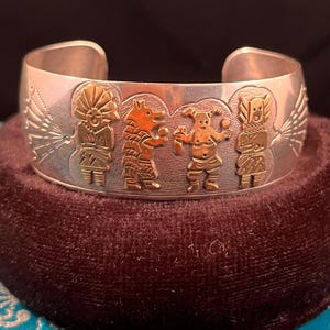 Navajo Cuff Bracelet w/ Dancers