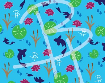 Lilypad Kindle-inzetstuk - ALLEEN DIGITALE DOWNLOAD - Voor doorzichtige Kindle-hoesjes