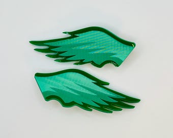Philadelphia Eagles Barrettes : Throwback Kelly Green