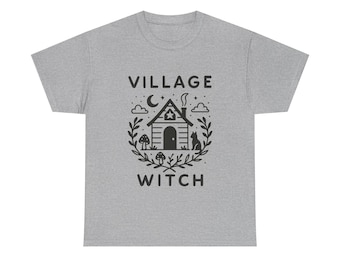 Camiseta de bruja estilo cottagecore: Camiseta gráfica con gato y hongos