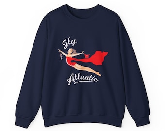 Princess Diana Fly Atlantic Sweatshirt – Vintage 80s Fly Atlantic