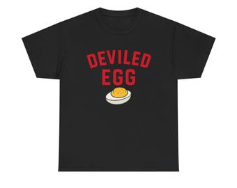 Deviled Egg Graphic T-Shirt – Funny Foodie Pun Tee