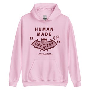 Sudadera con capucha Lil Uzi hecha por humanos / Sudadera inspirada en el rap urbano / Moda de hip-hop vintage / Suéter gráfico de moda