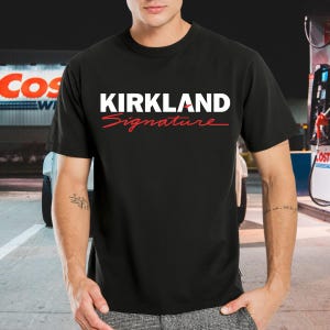 Kirkland Signature Shirt – Funny Costco Parody Tee, Unisex Streetwear Graphic Shirt image 2