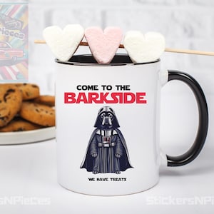 Funny Dog Vader Coffee Mug: Sci-Fi Pun, Dog Lover Gift