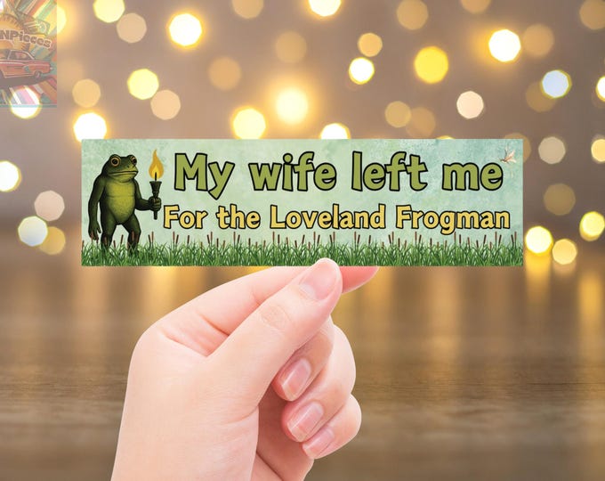 The Loveland Frogmen - [ Cryptid Sticker ] - Clermont County, Ohio 1955 ...