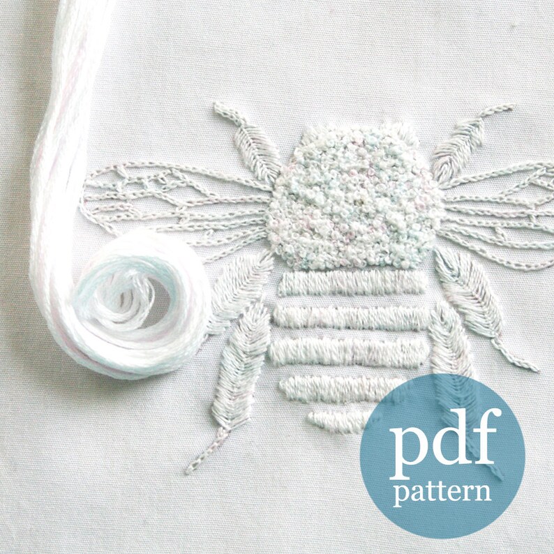 Embroidery Pattern DIY Pattern Pdf Garden Embroidery - Etsy
