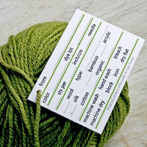pdf Yarn Tags in light and bright tones print at home image 3