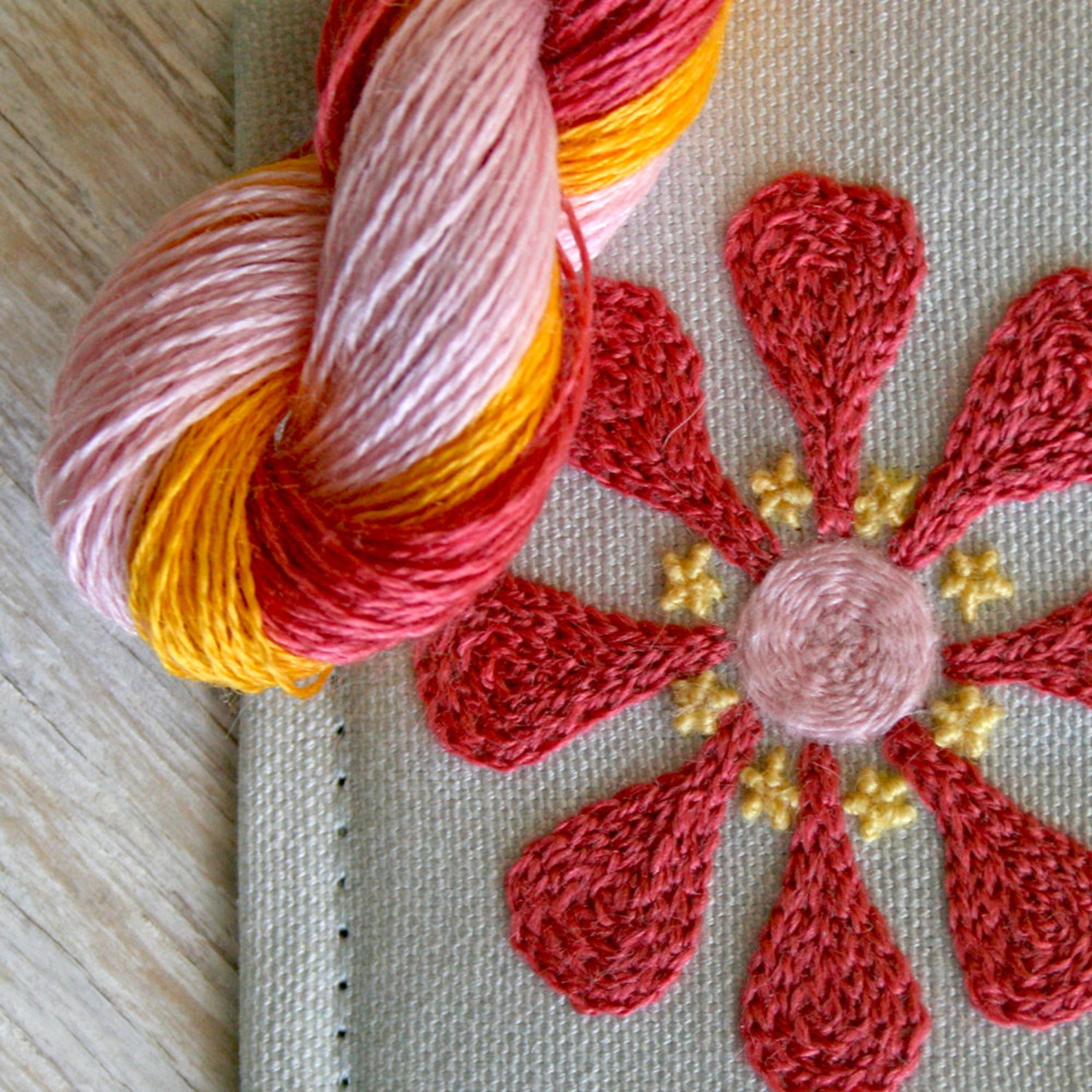 Beginner Embroidery Kit DIY Needlebook Crewel Embroidery Kit Etsy