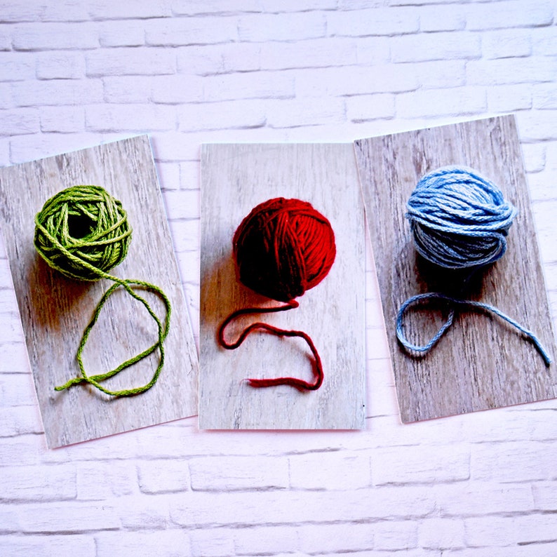 Knitting Gift Card Set Gift Card Gift Tags Knitting Gift Etsy