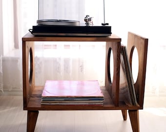 Large Record Player Stand, Plattenspieler Mobel, Cabinet Turntable