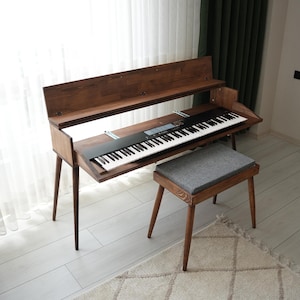 Custom Piano stand with Drawer, Custom Digital keyboard and Piano Stand