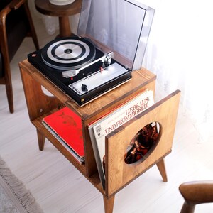 Large Record Player Stand, Plattenspieler Mobel, Cabinet Turntable