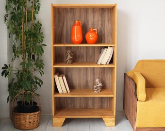 Solid Pine Wood Modular Bookshelf, Modern Barrister Bookcase