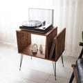 Turntable Station With Storage, Large Record Player Stand, Large Record Player Cabinet, plattenspieler mobel