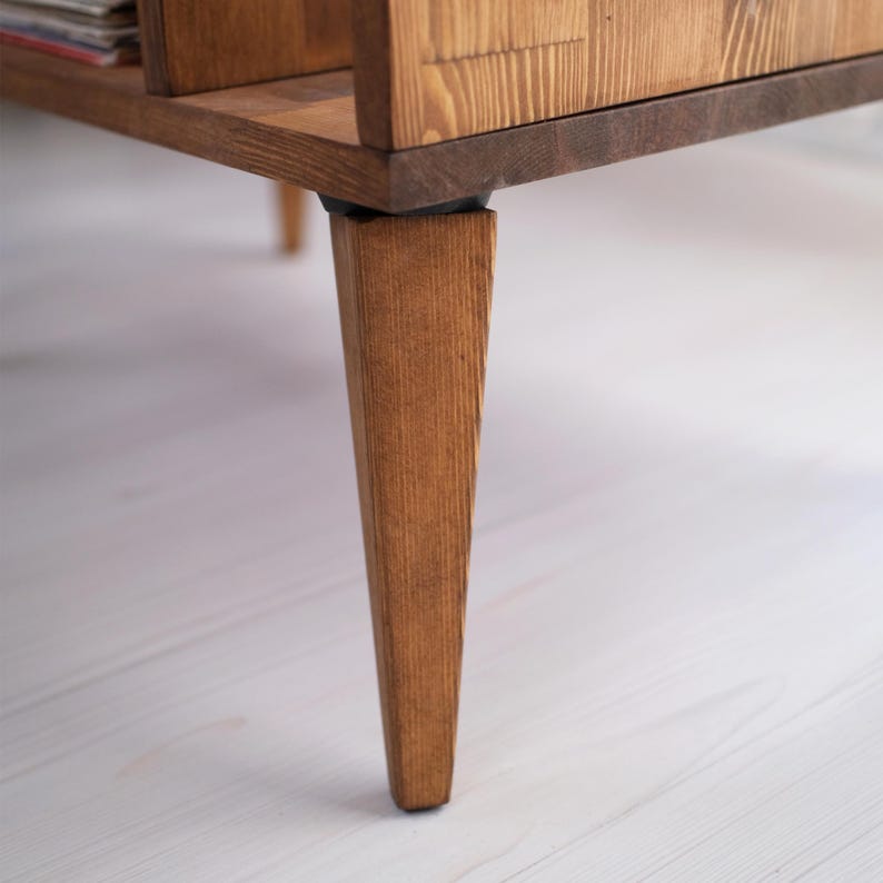 Large Record Player Stand, Plattenspieler Mobel, Cabinet Turntable