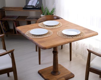 Square dining table, Small Kitchen Table, Apartment, Cafe, Hotel, Balcony furniture
