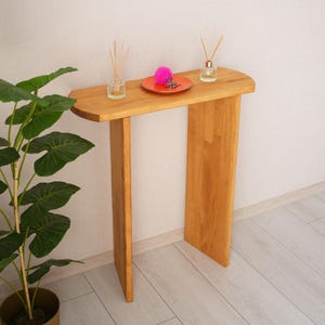 Console table for entryway, Entry Console, Slim entryway table with storage, Narrow console table with shelves, Hallway Stand